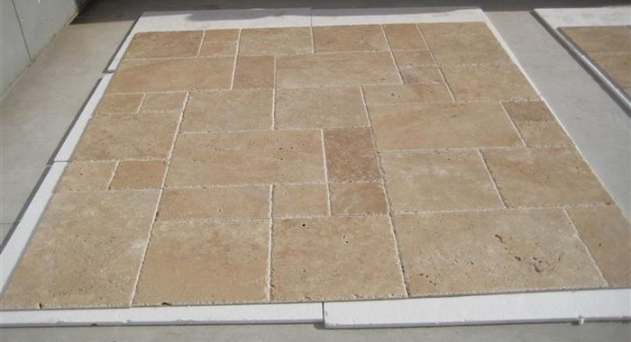 travertine floor tiles